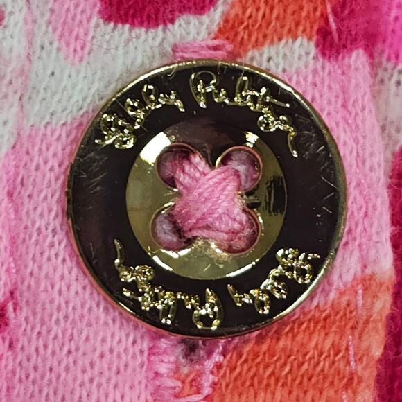 Lilly Pulitzer Shirt Womens Size XXS Pink Pout Mango Salsa Essie Tank Top Preppy - Picture 7 of 14